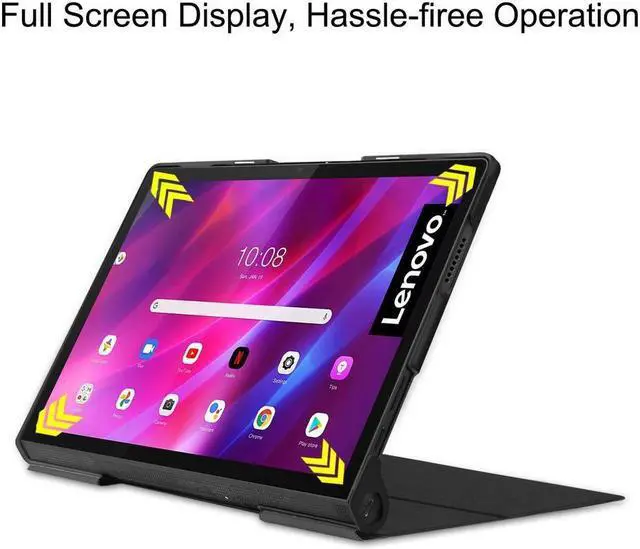 Alt view image 3 of 7 - BONAEVER Case For Lenovo Yoga Tab 11 2021 Ultra Slim Smart Shell Stand Cover Case for Lenovo Yoga Tab 11 YT-J706 / YT-J706F with Auto Wake / Sleep