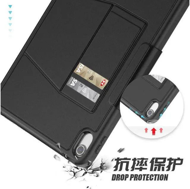 Alt view image 5 of 7 - BONAEVER Magnetic Stand Case for iPad (A16) 11th Generation 11 Inch 2025, iPad 10th Generation 10.9 inch 2022 - Multiple Angles Shockproof Protective Cover with Pencil Holder Card Slot
