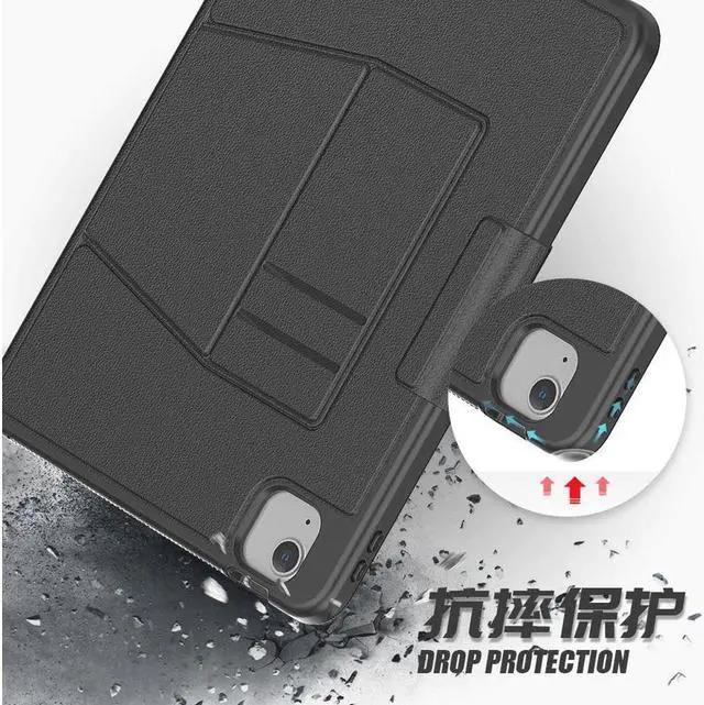 Alt view image 7 of 7 - Magnetic Stand Case for iPad Air 5th 4th Generation 10.9 inch 2022 2020 - Shockproof Cover with Pencil Holder, Card Slot, Auto Sleep Wake For iPad Pro 11 inch 2018 2020 2021 2022 (1st/2nd/3rd/4th Gen)