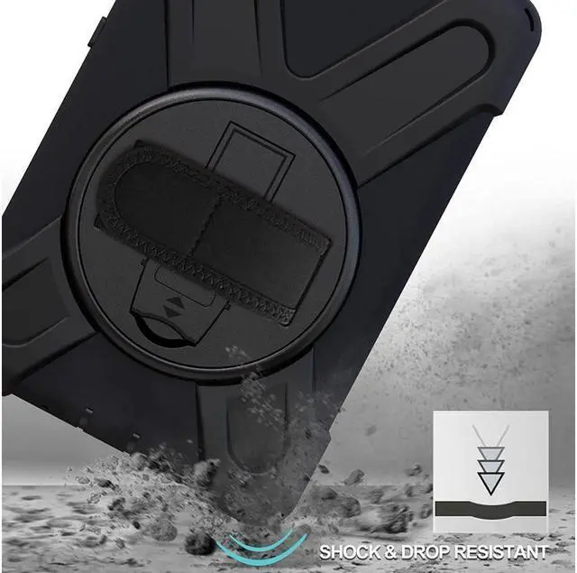 Alt view image 5 of 7 - BONAEVER Case For Lenovo Tab M8 Gen 3 2022/ Smart Tab M8 Gen 3 2022/Tab M8 HD LTE 2021/ Tab M8 HD/Smart Tab M8/Tab M8 FHD 2019 Rugged Shockproof Rotating Stand and Protective Cover