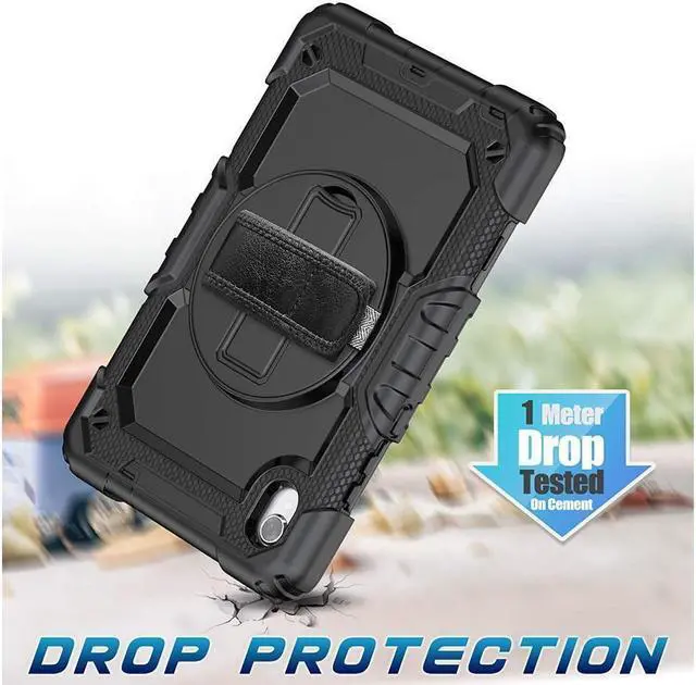 Alt view image 6 of 7 - BONAEVER Case for Lenovo Tab M8 Gen 3 2022/ Smart Tab M8 Gen 3 2022/Tab M8 HD LTE 2021/ Tab M8 HD/Smart Tab M8/Tab M8 FHD 2019 with Pen Holder Screen Protector Stand Shoulder Strap