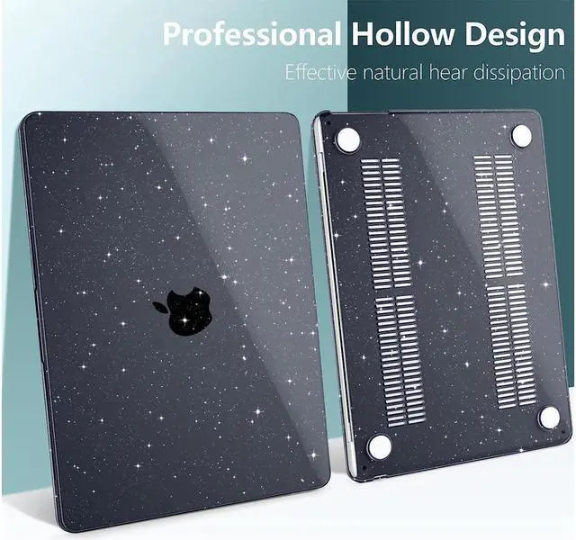 Alt view image 7 of 7 - BONAEVER Compatible with Macbook Air 15 inch Case 2025 2024 2023 A3241 M4 A3114 M3 A2941 M2 Plastic Hard Case with Keyboard Skin & Screen Protector & Type C Adapter