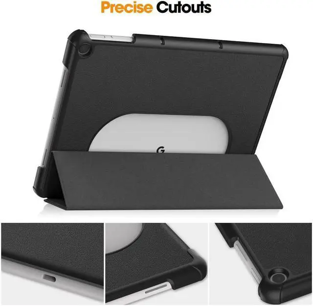 Alt view image 4 of 7 - BONAEVER Google Pixel Case 11 Inch 2023 Slim Stand Protective Case Smart Folio Cover with 2 in 1 Stylus Pen