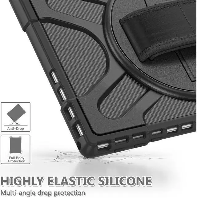 Alt view image 6 of 7 - BONAEVER Case For Surface Pro 7 Plus / Surface Pro 7 / Surface Pro 6 / Surface Pro 5 / Surface Pro 4 12.3 inch Shockproof Cover with Stand and Strap Pen Holder 2 in 1 Stylus Pen