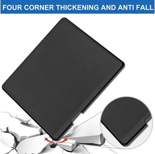 Alt view image 5 of 7 - BONAEVER Slim Case for Kindle Scribe 10.2 inch 2022 Released - Premium Leather Case Protective Smart Folio Shell Cover with Pen Holder Auto Wake/Sleep Multi-Viewing Angles Stylus Pen