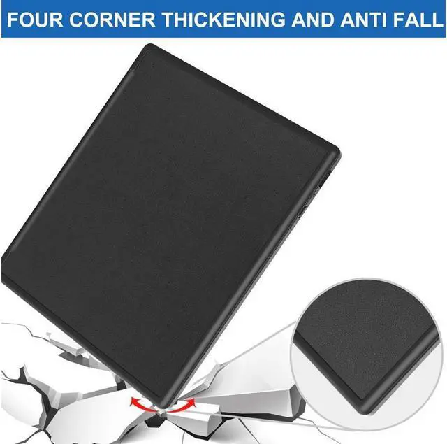 Alt view image 6 of 7 - BONAEVER Slim Case for Kobo Elipsa 2E 10.3 inch 2023 - Premium Leather Case Protective Smart Folio Shell Cover with Pen Holder Auto Wake/Sleep Multi-Viewing Angles Stylus Pen