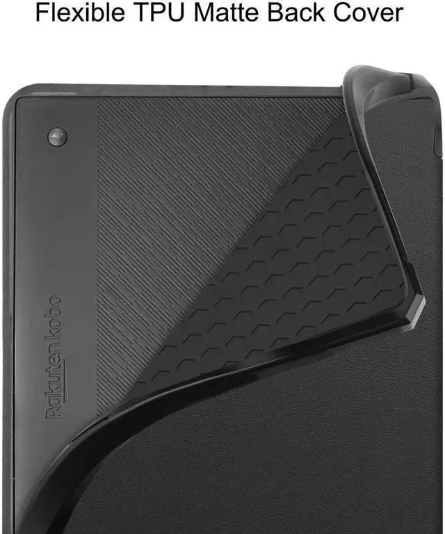 Alt view image 7 of 7 - BONAEVER Slim Case for Kobo Elipsa 2E 10.3 inch 2023 - Premium Leather Case Protective Smart Folio Shell Cover with Pen Holder Auto Wake/Sleep Multi-Viewing Angles Stylus Pen