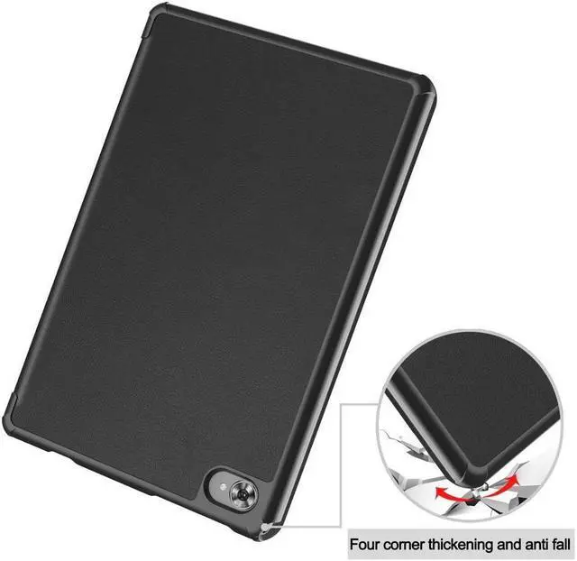 Alt view image 6 of 7 - BONAEVER Case for Tecla Stand M40 Plus 10.1 inch / P30S 10.1 inch / P40HD 10.1 inch Tri fold Slim Hard Shell Smart Protective Cover with Multi-Angle Stand Universal Stylus Pen