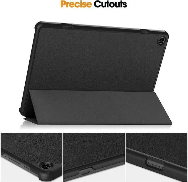 Alt view image 4 of 7 - BONAEVER Case for TECLA Stand T50 11 inch Tri fold Slim Hard Shell Smart Protective Cover with Multi-Angle Stand Universal Stylus Pen