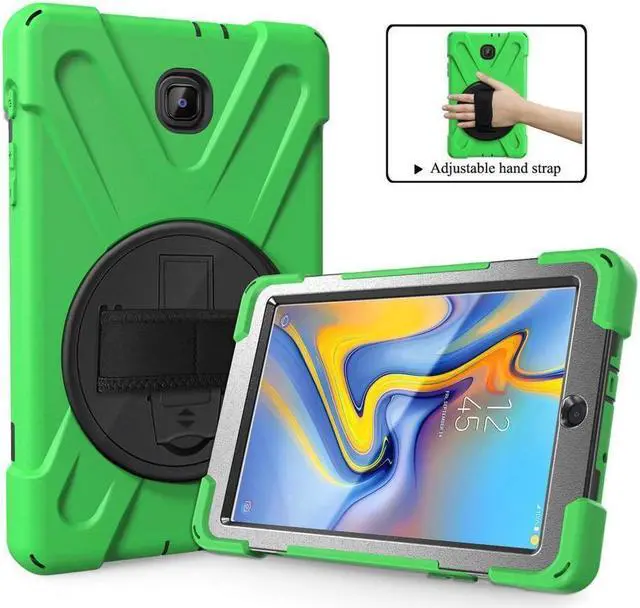 Alt view image 5 of 7 - BONAEVER For Samsung Galaxy Tab A 8.0 inch 2018 Case Model SM-T387 Shockproof Cover with Stand and le Strap+ Shoulder Strap