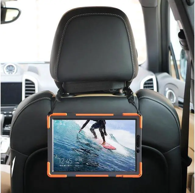 Alt view image 2 of 7 - BONAEVER For Samsung Galaxy Tab S4 10.5 inch 2018 Case Model SM-T830/T835/T837 ShockProof Cover with 360 Degree Stand and /Hand Strap/Shoulder Strap