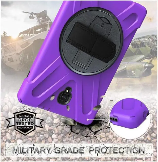 Alt view image 3 of 7 - BONAEVER For Samsung Galaxy Tab A 10.5 inch Case 2018 Model SM-T590 / SM-T595 / SM-T597 Shockproof Protective Cover with Stand and & Shoulder Strap