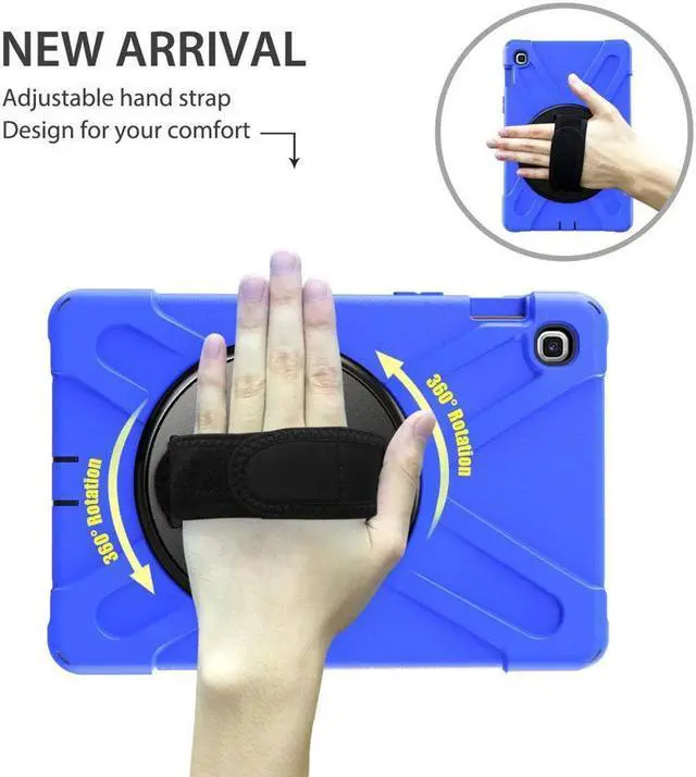 Alt view image 2 of 6 - BONAEVER For Samsung Galaxy Tab S5e 10.5 Inch 2019 SM-T720 T725 T727 Case Shockproof Cover with Hand Strap Stand and Shoulder Strap