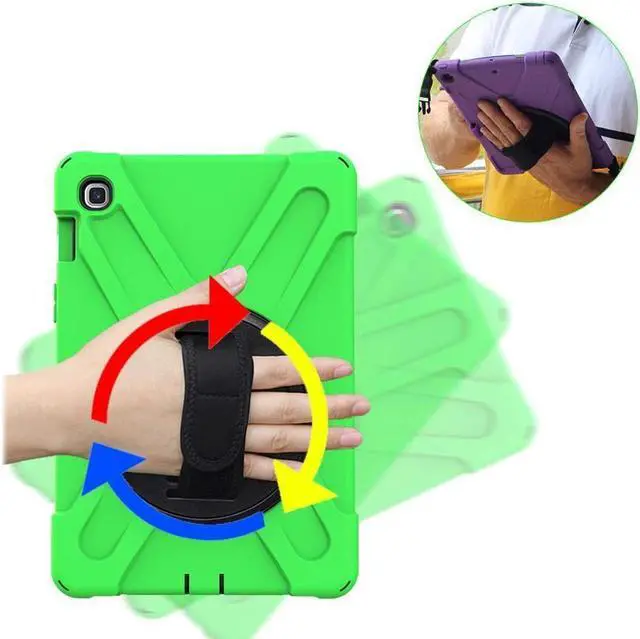 Alt view image 2 of 7 - BONAEVER For Samsung Galaxy Tab S5e 10.5 Inch 2019 SM-T720 T725 T727 Case Shockproof Cover with Hand Strap Stand and Shoulder Strap