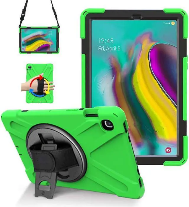 Main image of BONAEVER For Samsung Galaxy Tab S5e 10.5 Inch 2019 SM-T720 T725 T727 Case Shockproof Cover with Hand Strap Stand and Shoulder Strap