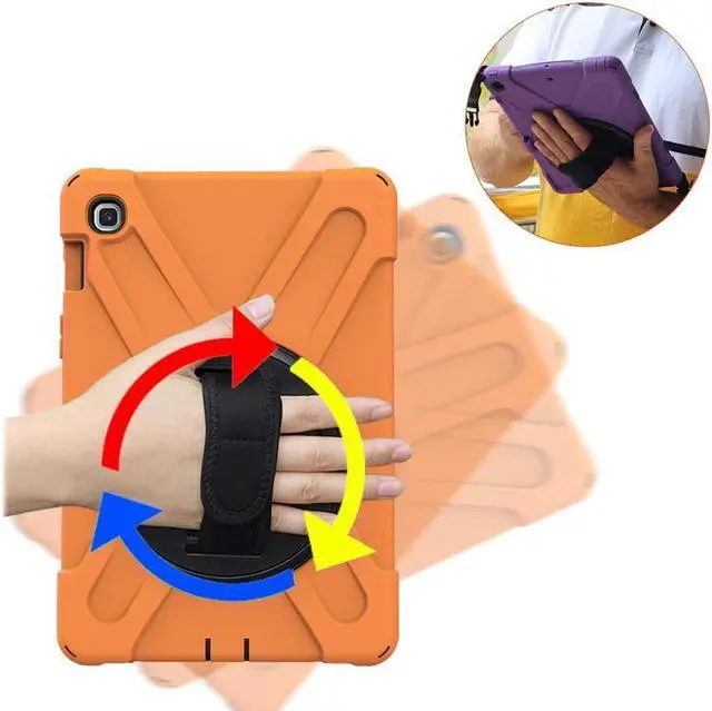 Alt view image 2 of 7 - BONAEVER For Samsung Galaxy Tab S5e 10.5 Inch 2019 SM-T720 T725 T727 Case Shockproof Cover with Hand Strap Stand and Shoulder Strap