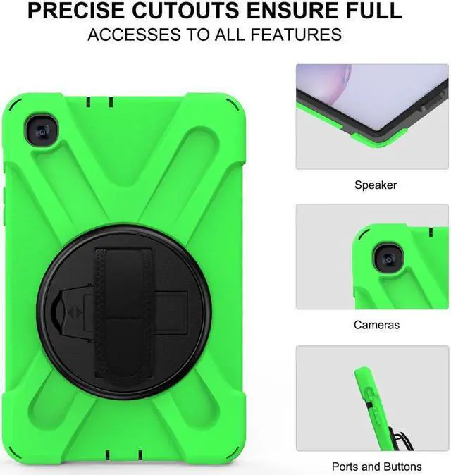 Alt view image 6 of 7 - BONAEVER Shockproof Case for Galaxy Tab A 8.4 Inch 2020 Model SM-T307 SM-T307U Verizon/T-Mobile/Sprint/AT&T Protective Stand Cover + H & Shoulder Strap
