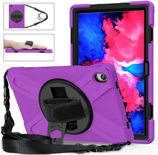 Main image of BONAEVER Case for Lenovo Tab P11 Plus / P11 11 inch 2022 2021 2020 TB-J606F TB-J606X TB-J616F TB-J607F with Stand Shoulder Strap Shockproof Cover