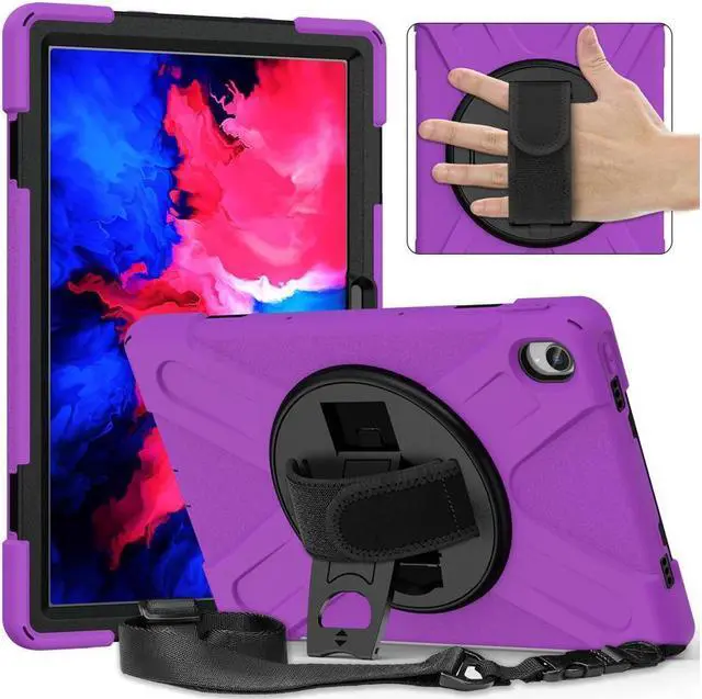 Alt view image 5 of 5 - BONAEVER Case for Lenovo Tab P11 Plus / P11 11 inch 2022 2021 2020 TB-J606F TB-J606X TB-J616F TB-J607F with Stand Shoulder Strap Shockproof Cover
