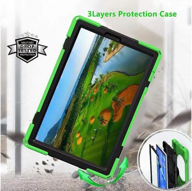 Alt view image 6 of 6 - BONAEVER Case for Lenovo Tab M10 HD 2nd Generation 2020 10.1 Inch TB-X306F / TB-X306X Shoockproof Cover with Hand Strap Stand and Shoulder Belt