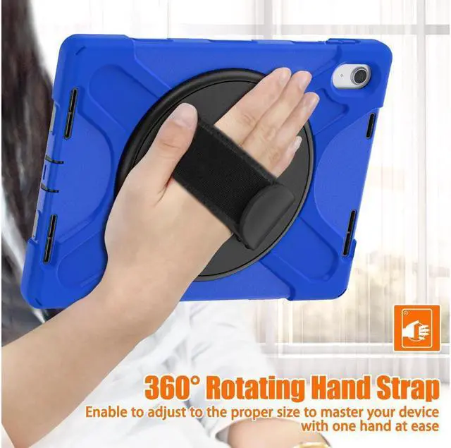 Alt view image 2 of 7 - BONAEVER For iPad (A16) 11th Generation 11 Inch 2025, iPad 10th Generation 10.9 inch 2022 Shockproof Cover with Pencil Holder Shoulder Strap Stand