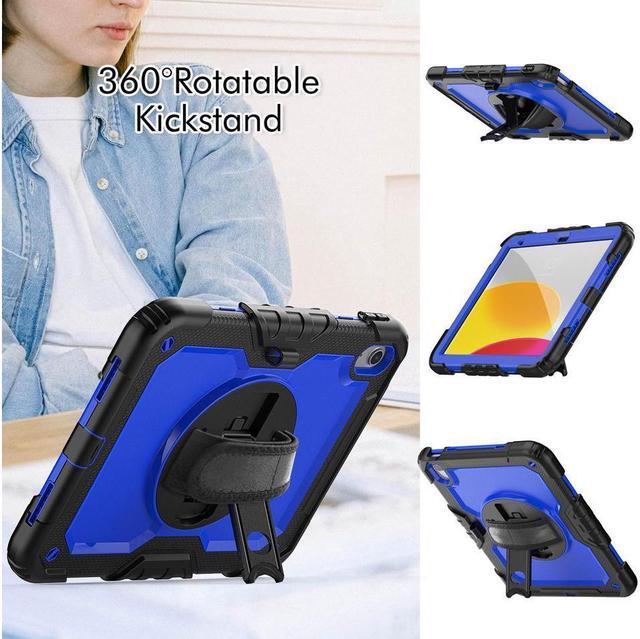 Alt view image 5 of 7 - BONAEVER Case For iPad (A16) 11th Generation 11 Inch 2025, iPad 10th Generation 10.9 inch 2022 Shockproof Protective Cover with Screen Protector Pencil Holder Stand and /Shoulder Strap