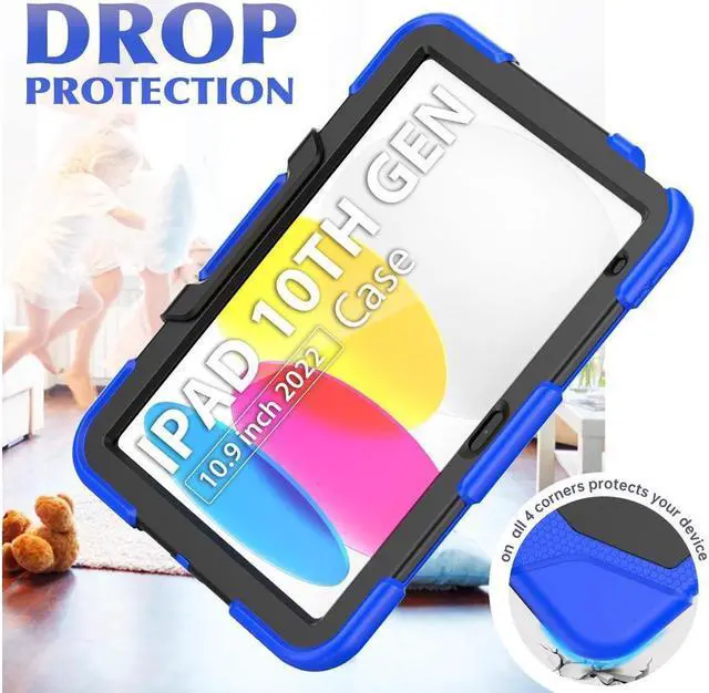 Alt view image 4 of 7 - BONAEVER Case for iPad (A16) 11th Generation 11 Inch 2025, iPad 10th Generation 10.9 inch 2022 Shockproof Protective cover with Pencil Holder Stand