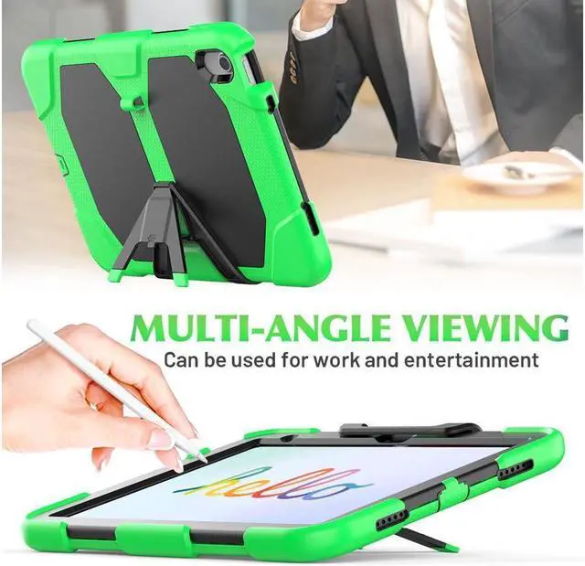 Alt view image 3 of 7 - BONAEVER Case for iPad (A16) 11th Generation 11 Inch 2025, iPad 10th Generation 10.9 inch 2022 Shockproof Protective cover with Pencil Holder Stand