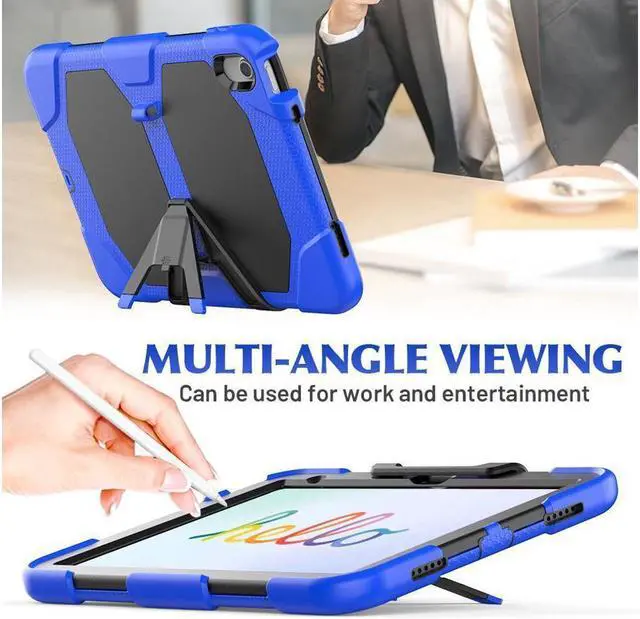 Alt view image 3 of 7 - BONAEVER Case for iPad (A16) 11th Generation 11 Inch 2025, iPad 10th Generation 10.9 inch 2022 Shockproof Protective cover with Pencil Holder Stand