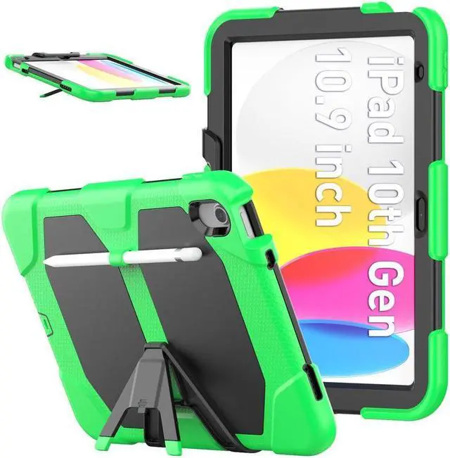 Main image of BONAEVER Case for iPad (A16) 11th Generation 11 Inch 2025, iPad 10th Generation 10.9 inch 2022 Shockproof Protective cover with Pencil Holder Stand