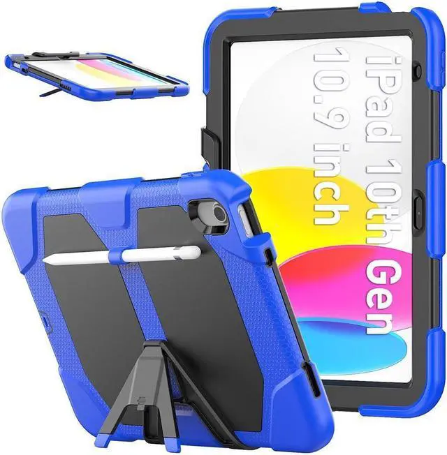 Main image of BONAEVER Case for iPad (A16) 11th Generation 11 Inch 2025, iPad 10th Generation 10.9 inch 2022 Shockproof Protective cover with Pencil Holder Stand