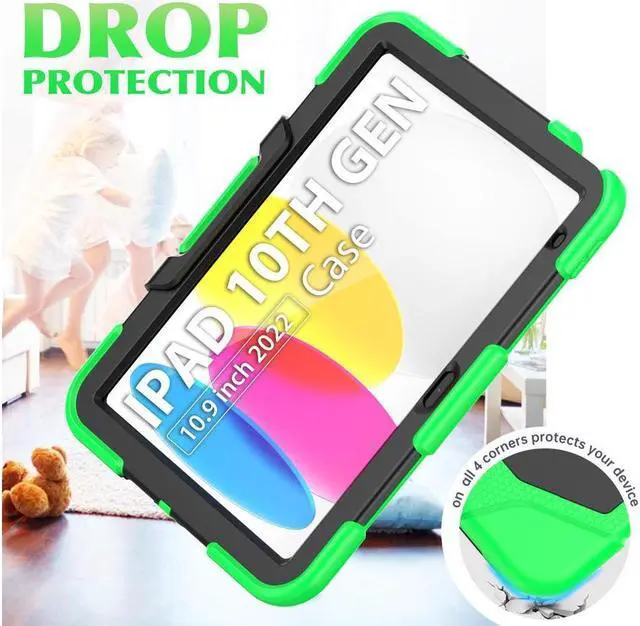 Alt view image 6 of 7 - BONAEVER Case for iPad (A16) 11th Generation 11 Inch 2025, iPad 10th Generation 10.9 inch 2022 Shockproof Protective cover with Pencil Holder Stand