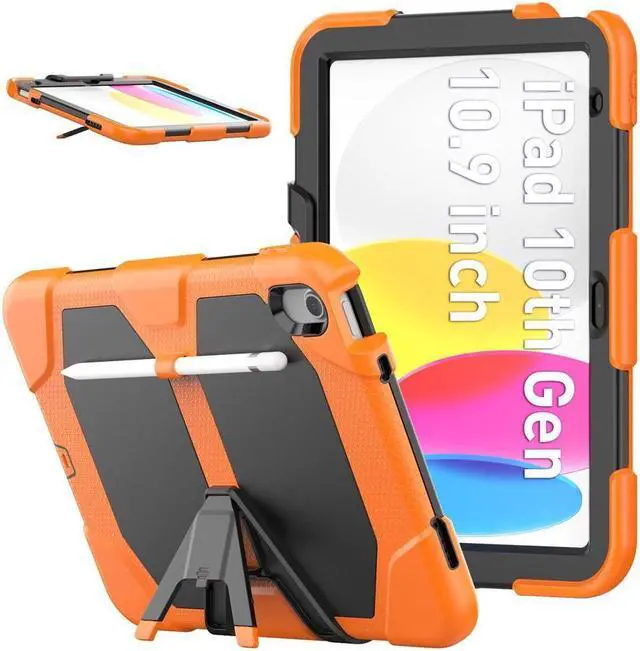 Main image of BONAEVER Case for iPad (A16) 11th Generation 11 Inch 2025, iPad 10th Generation 10.9 inch 2022 Shockproof Protective cover with Pencil Holder Stand