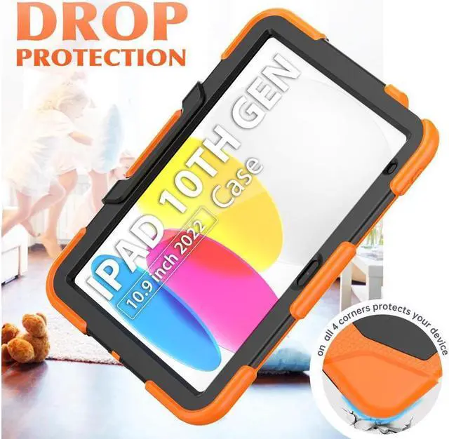 Alt view image 6 of 7 - BONAEVER Case for iPad (A16) 11th Generation 11 Inch 2025, iPad 10th Generation 10.9 inch 2022 Shockproof Protective cover with Pencil Holder Stand