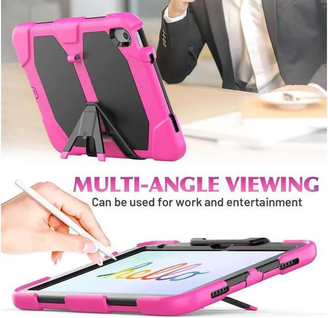 Alt view image 2 of 7 - BONAEVER Case for iPad (A16) 11th Generation 11 Inch 2025, iPad 10th Generation 10.9 inch 2022 Shockproof Protective cover with Pencil Holder Stand