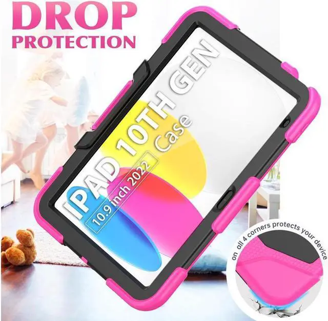 Alt view image 4 of 7 - BONAEVER Case for iPad (A16) 11th Generation 11 Inch 2025, iPad 10th Generation 10.9 inch 2022 Shockproof Protective cover with Pencil Holder Stand