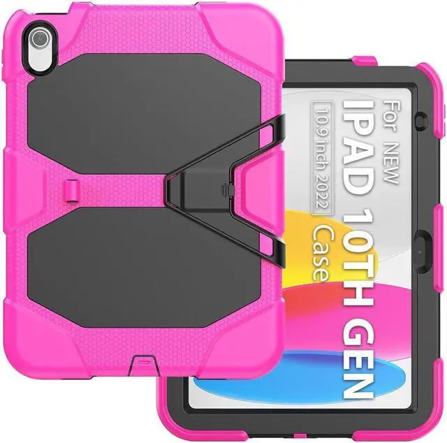 Alt view image 6 of 7 - BONAEVER Case for iPad (A16) 11th Generation 11 Inch 2025, iPad 10th Generation 10.9 inch 2022 Shockproof Protective cover with Pencil Holder Stand