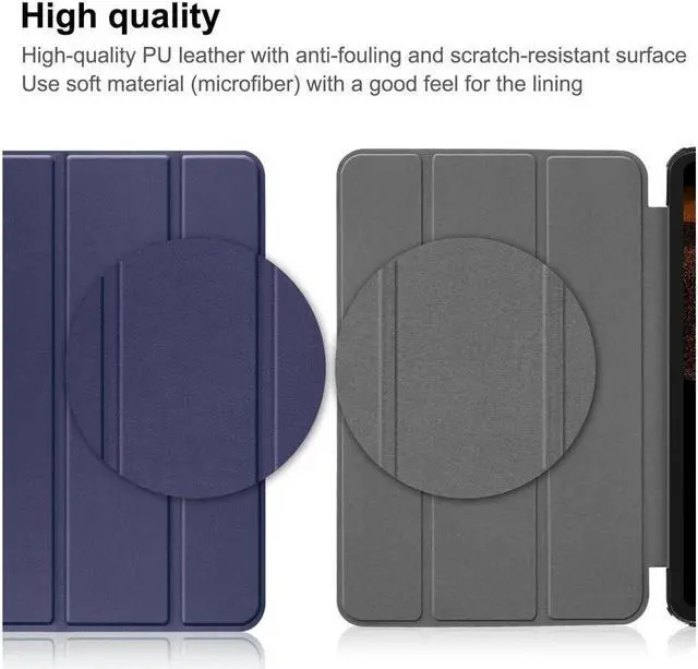 Alt view image 7 of 7 - BONAEVER For Samsung Galaxy Tab S8 Ultra Case 14.6 Inch 2022 with S Pen Holder Model SM-X900 / SM-X906 Slim Stand Protective Smart Folio Cover with Universal Stylus Pen