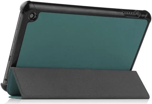 Alt view image 4 of 7 - BONAEVER Case for All New Amazon Fire 7 inch (12th Generation 2022 Released) - Tri-fold Auto Wake/Sleep Stand Cover with Universal Stylus Pen