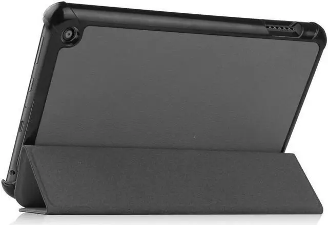 Alt view image 4 of 7 - BONAEVER Case for All New Amazon Fire 7 inch (12th Generation 2022 Released) - Tri-fold Auto Wake/Sleep Stand Cover with Universal Stylus Pen