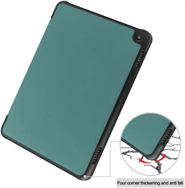 Alt view image 7 of 7 - BONAEVER Case for Amazon Fire HD 8 Fire HD 8 Plus (12th /10th Generation 2022/2020 Release) 8" Ultra Slim Shell Stand Cover with Stylus Pen