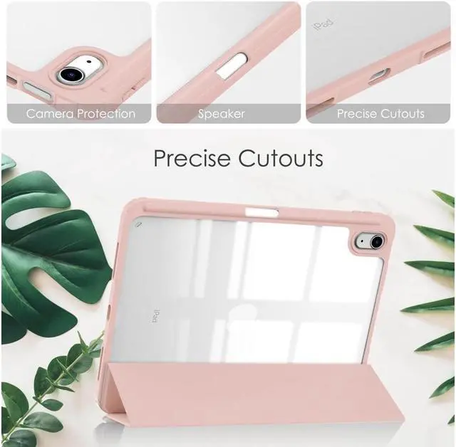 Alt view image 3 of 7 - BONAEVER Case for iPad (A16) 11th Generation 11 Inch 2025, iPad 10th Generation 10.9 inch 2022 with Pencil Holder / Universal Stylus Pen Slim Protective Smart Stand Cover