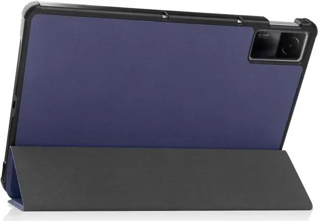 Alt view image 6 of 7 - BONAEVER Case for Xiaomi Redmi Pad 10.61 inch 2022 Tri fold Slim Auto Wake Hard Shell Smart Protective Stand Cover with Universal Stylus Pen