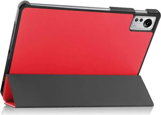 Alt view image 6 of 7 - BONAEVER Case for Xiaomi Pad 5 Pro 12.4 inch 2022 Tri fold Slim Hard Shell Smart Protective Cover with Multi-Angle Stand Universal Stylus Pen