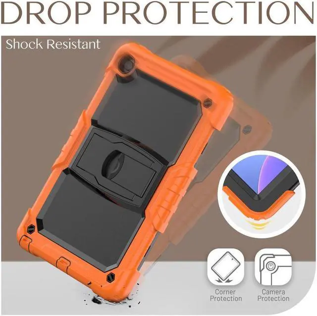 Alt view image 5 of 7 - BONAEVER ShockProof Cover Case for Lenovo Tab M10 Plus 3rd Generation 10.6 inch 2022 Model TB-125FU TB-128FU TB-128XU with Stand & Shoulder Strap & Screen Protector