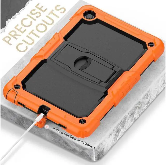 Alt view image 7 of 7 - BONAEVER ShockProof Cover Case for Lenovo Tab M10 Plus 3rd Generation 10.6 inch 2022 Model TB-125FU TB-128FU TB-128XU with Stand & Shoulder Strap & Screen Protector