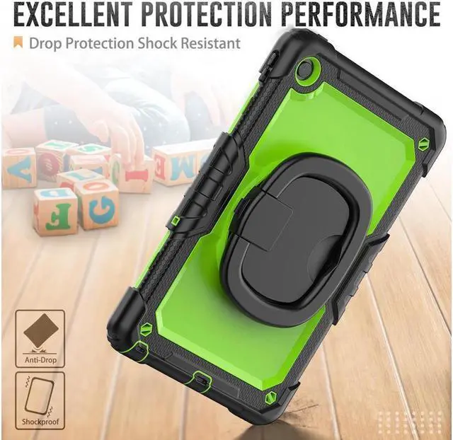 Alt view image 3 of 7 - BONAEVER For Lenovo Tab M10 Plus 3rd Gen 10.6 inch Case Model TB-125F TB-128F with Screen Protector Drop-Proof Protection Case with Stand & Shoulder Strap & Pen Holder