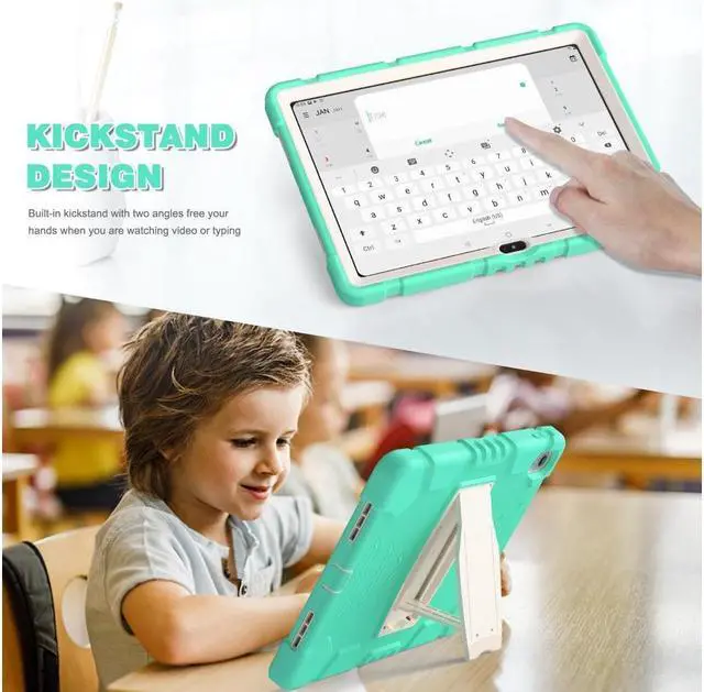Alt view image 3 of 7 - BONAEVER Case for iPad (A16) 11th Generation 11 Inch 2025, iPad 10th Generation 10.9 inch 2022 Multi-Angle Viewing Shockproof Rugged Protective Cover with Stand