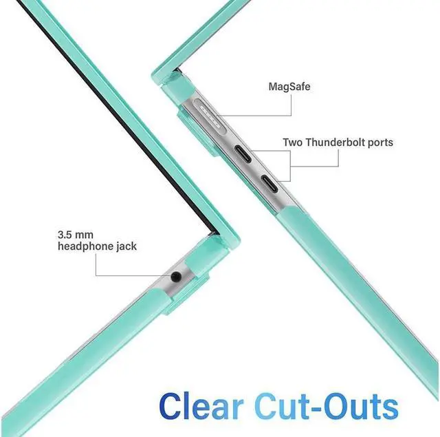 Alt view image 6 of 7 - BONAEVER Compatible with MacBook Air 13.6 inch Case 2025 2024 2022 Model M4 A3240 A2681 M2 A3113 M3 with Liquid Retina Display Touch ID Protective Laptop Cover with Keyboard Cover Skin