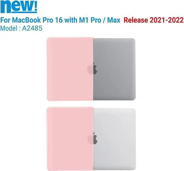 Alt view image 3 of 7 - BONAEVER Case for MacBook Pro 16 inch Case 2023 2022 2021 Release M2 A2780 A2485 M1 Pro/Max Chip with Touch ID Plastic Hard Shell Protective Cover with Keyboard Skin